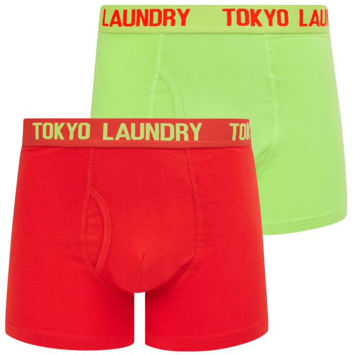 Tokyo Laundry Hillside 2 Boxers (2 Pack)