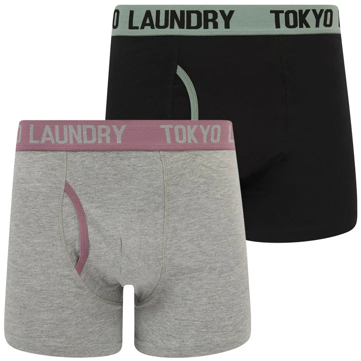 Tokyo Laundry Abbots 2 Boxers (2 Pack)