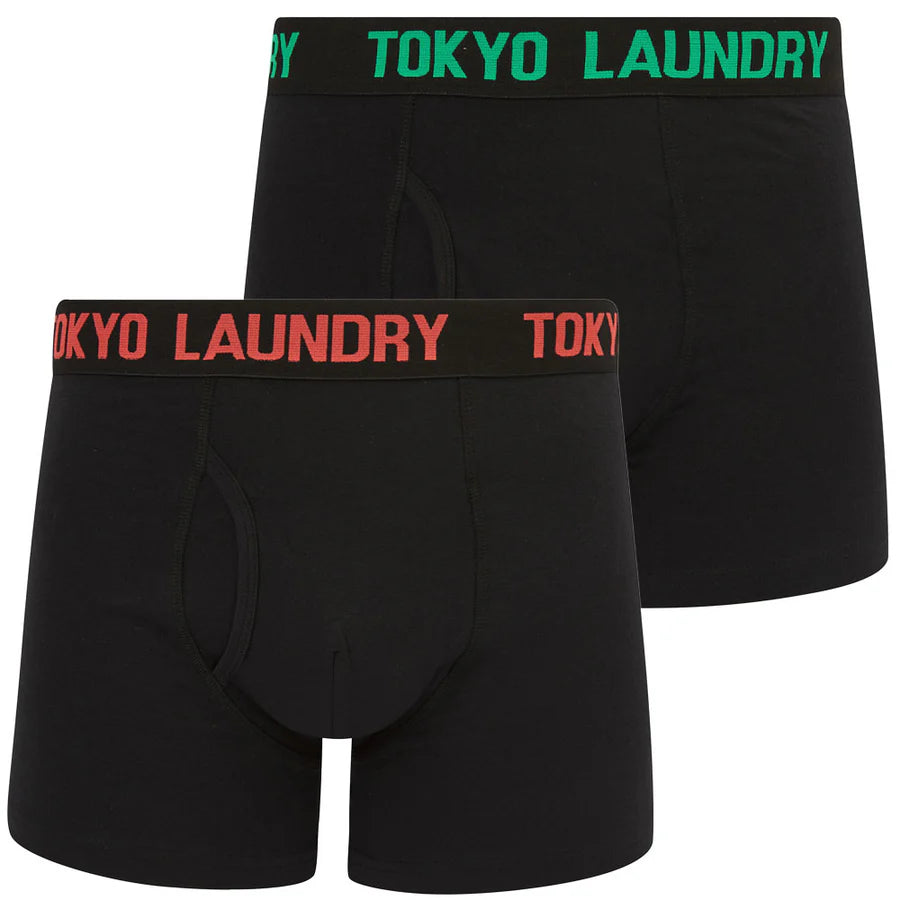 Tokyo Laundry Walkers 3 Boxer Shorts Set (2 Pack)