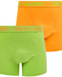 Tokyo Laundry Martem 2 Boxers (2 pack) - Mock Orange/Opaline Green