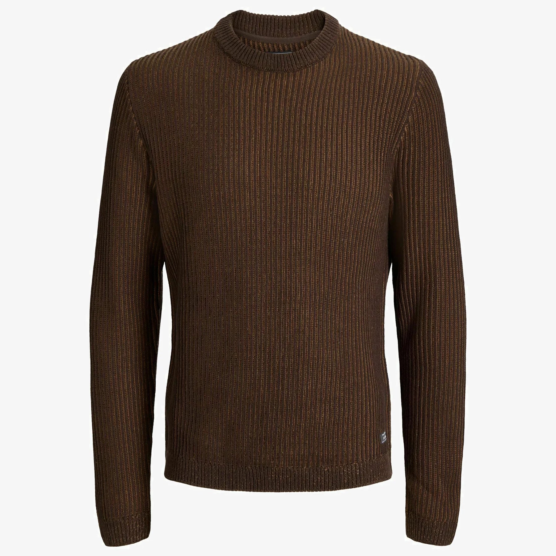 Jack & Jones Dover Knitted Crewneck - Cocoa/Twist