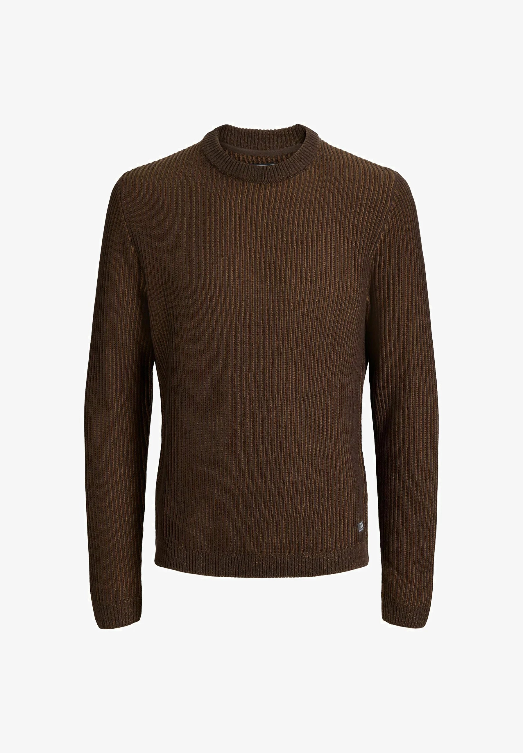 Jack & Jones Dover Knitted Crewneck - Cocoa/Twist