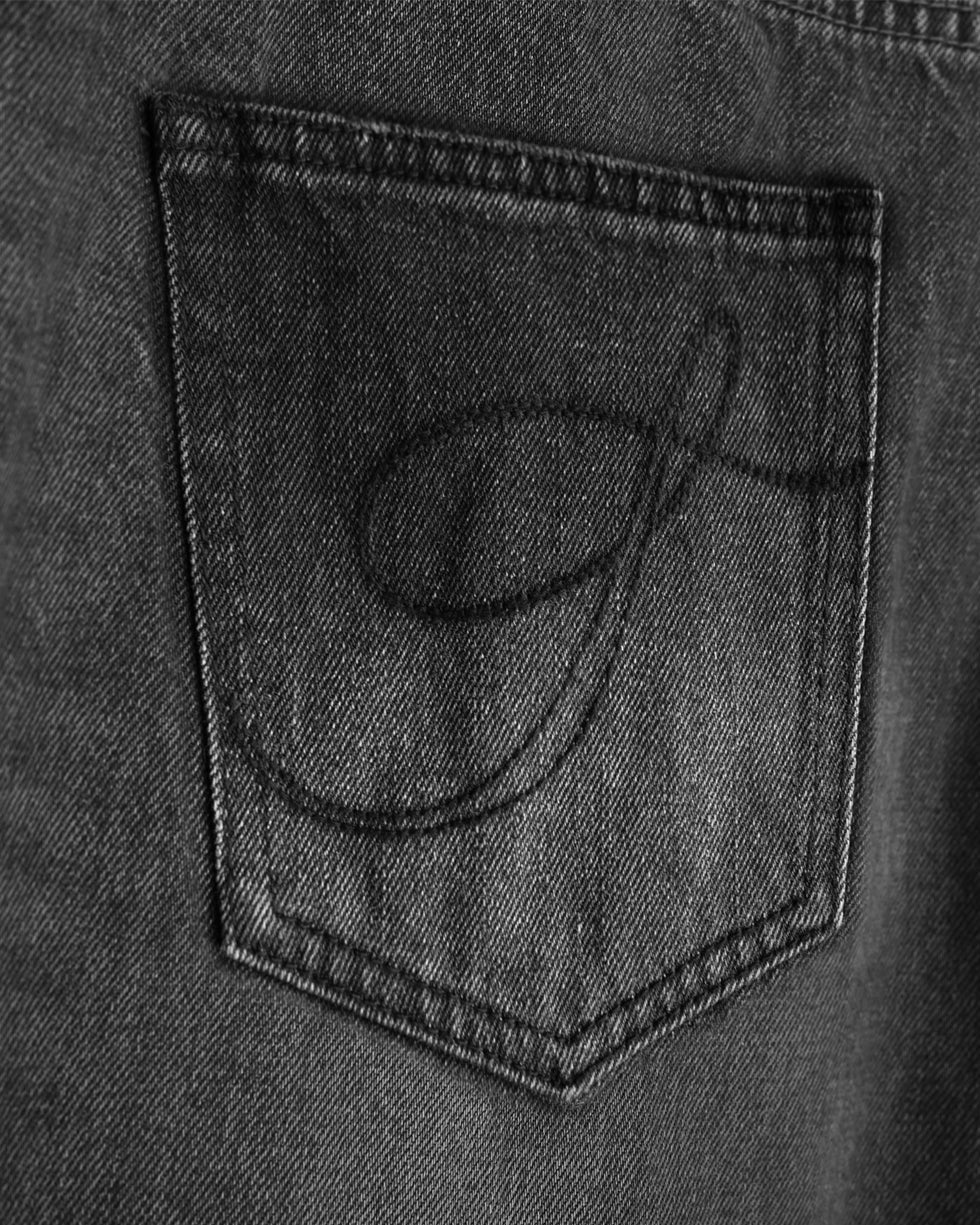 Syenti Released Hem Jeans - Black