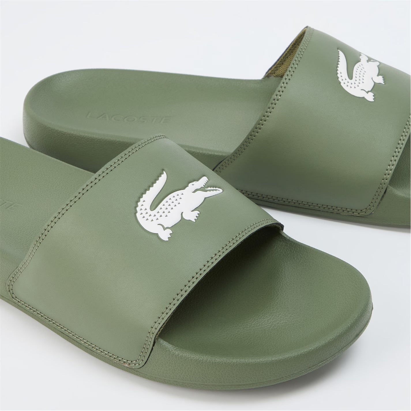 Lacoste Serve Slide 1.0 - Khaki/White