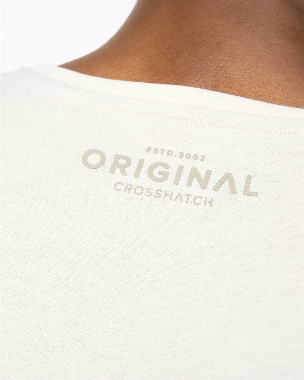 Crosshatch Athwood T-Shirt - Off White