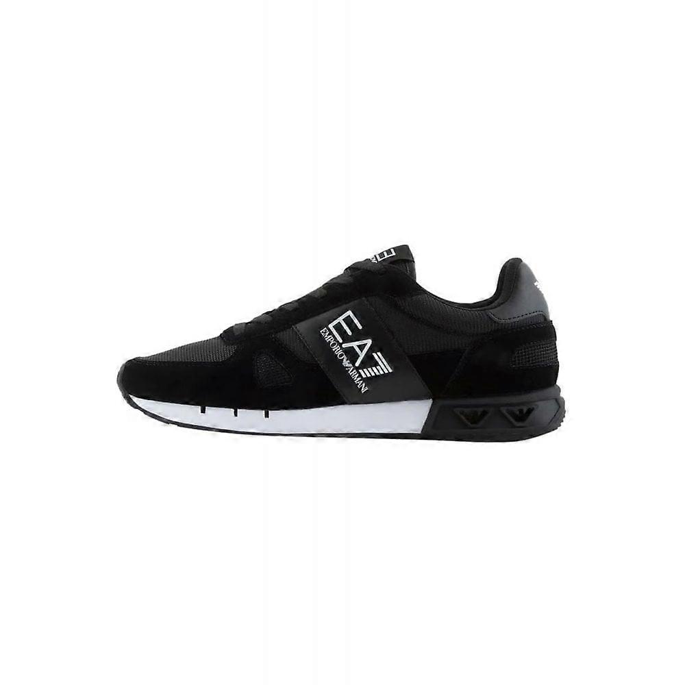 EA7 Emporio Armani X8X151 Woven Trainer Black and White