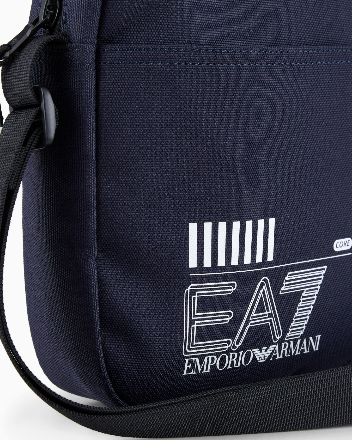 EA7 Emporio Armani Mens 245086 Woven Shoulder Bag - Navy/White