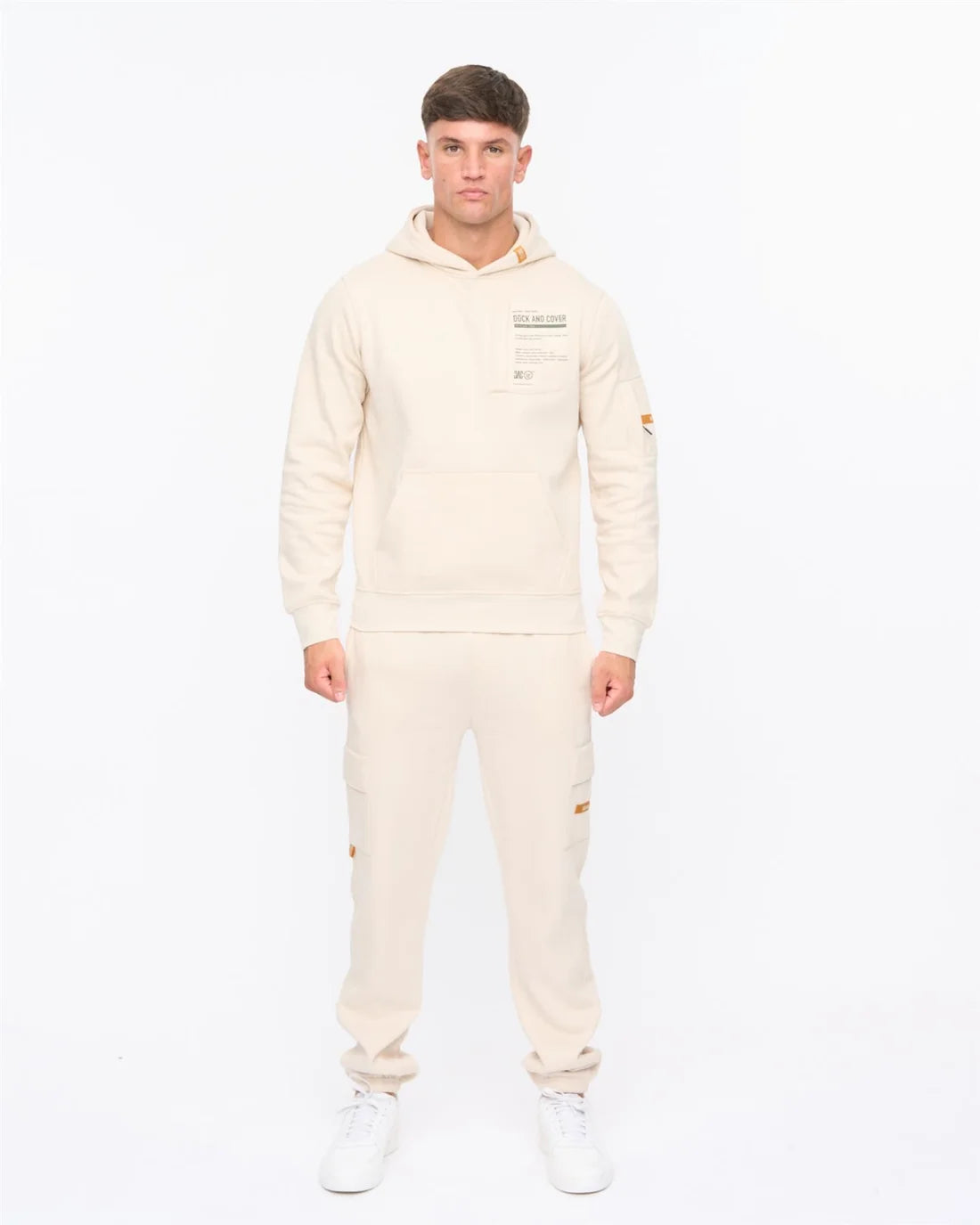 Duck & Cover Adamsberg Hoodie - Off White
