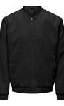 Only & Sons Fake Suede Bomber - Black
