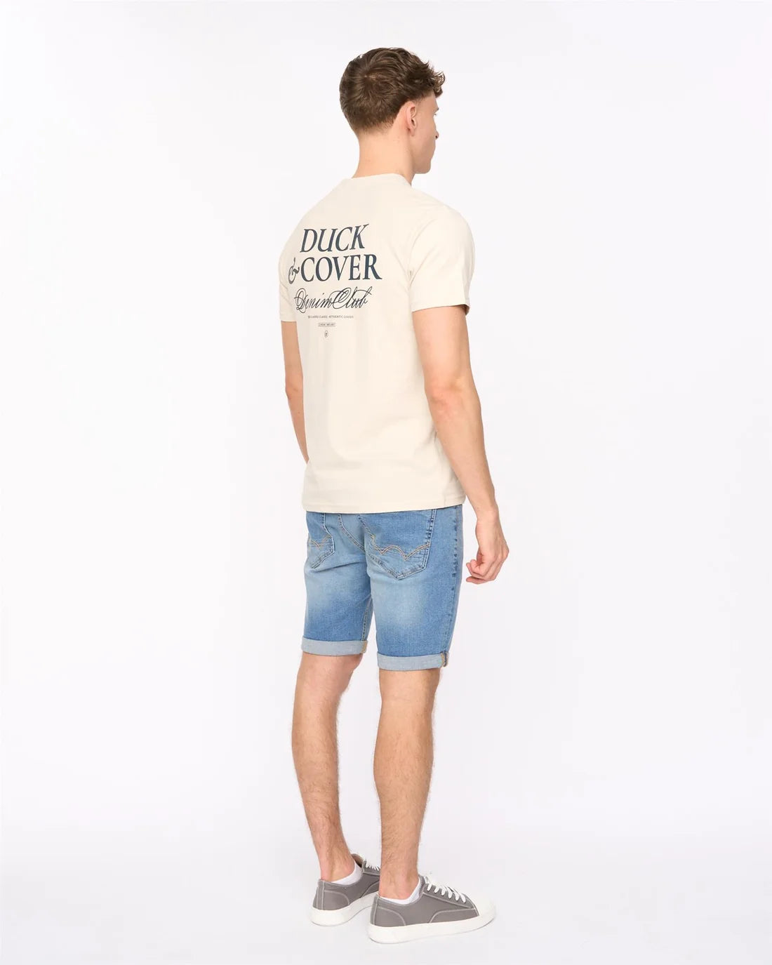 Duck & Cover Sudbury T-Shirt - Light Stone