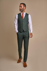 Cavani Caridi Waistcoat Olive