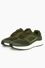 Crosshatch Holywell Trainers - Olive