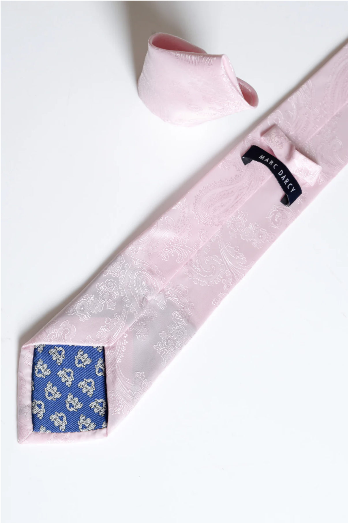 Marc Darcy Paisley Tie Set Light Pink