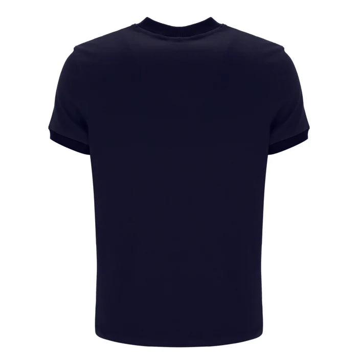 Sergio Tacchini Master Crew Neck T-Shirt - Maritime Blue/Adrenaline Rush