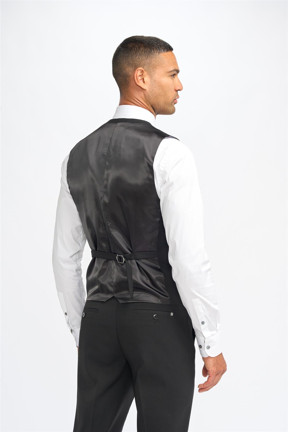 Cavani Malibu Waistcoat Black