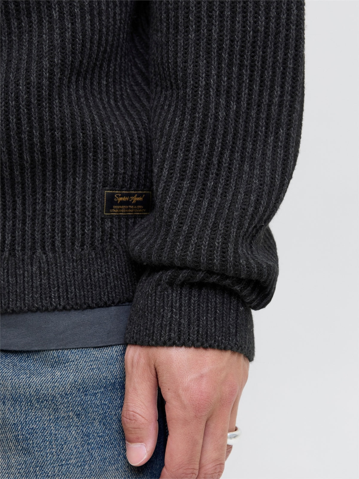 Jack & Jones Dover Knitted Crewneck - Black