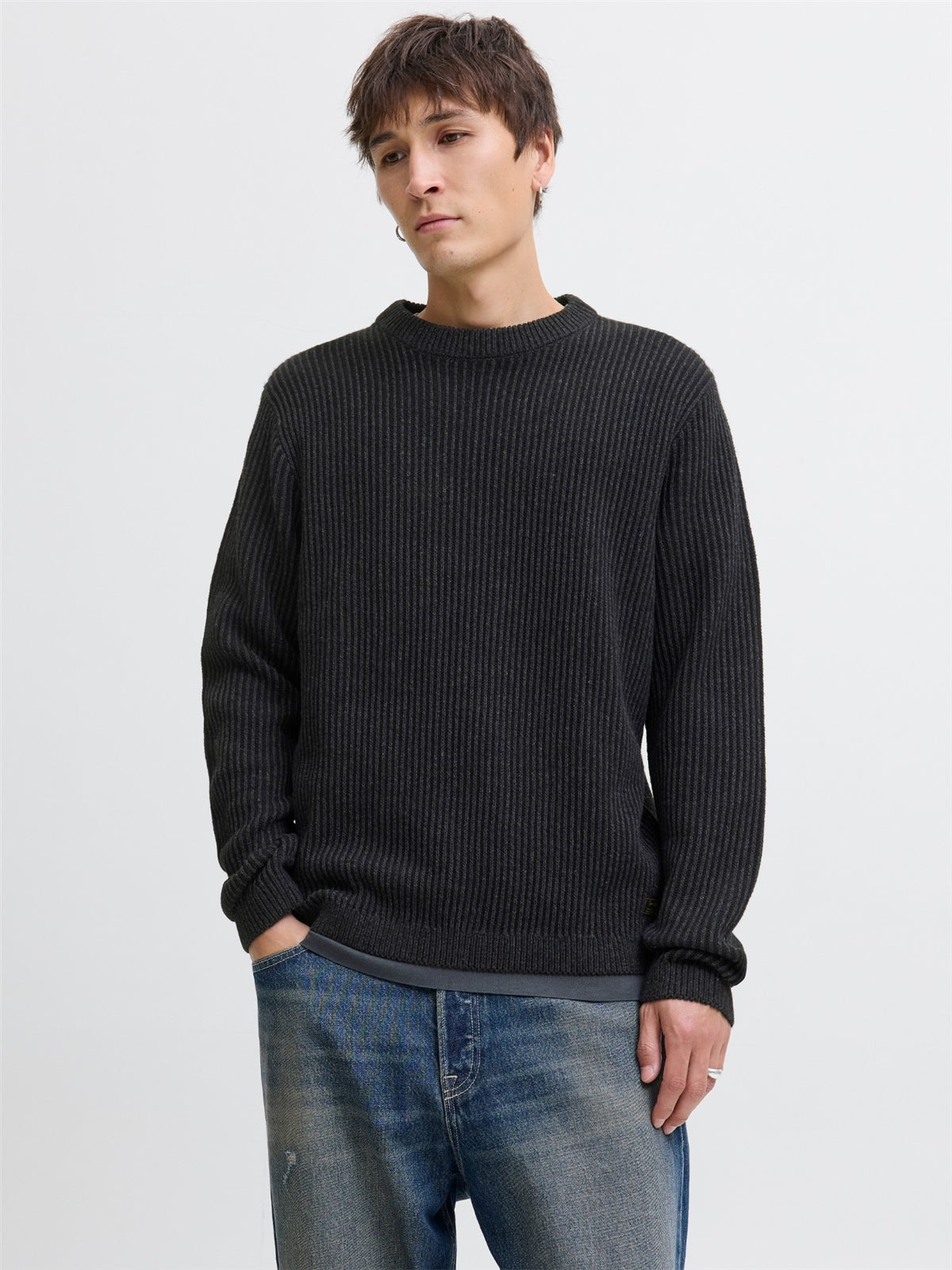 Jack & Jones Dover Knitted Crewneck - Black