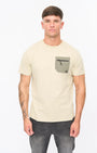 Duck & Cover Kematone T-Shirt - Light Sage