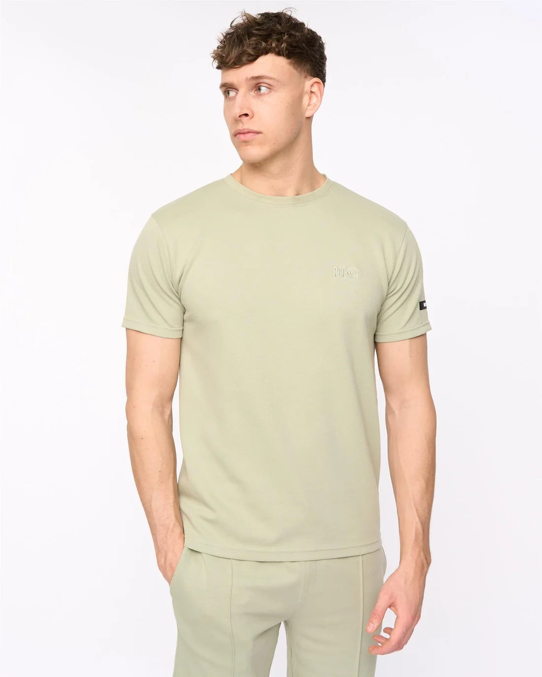 Duck & Cover Sherborn T-Shirt - Light Olive