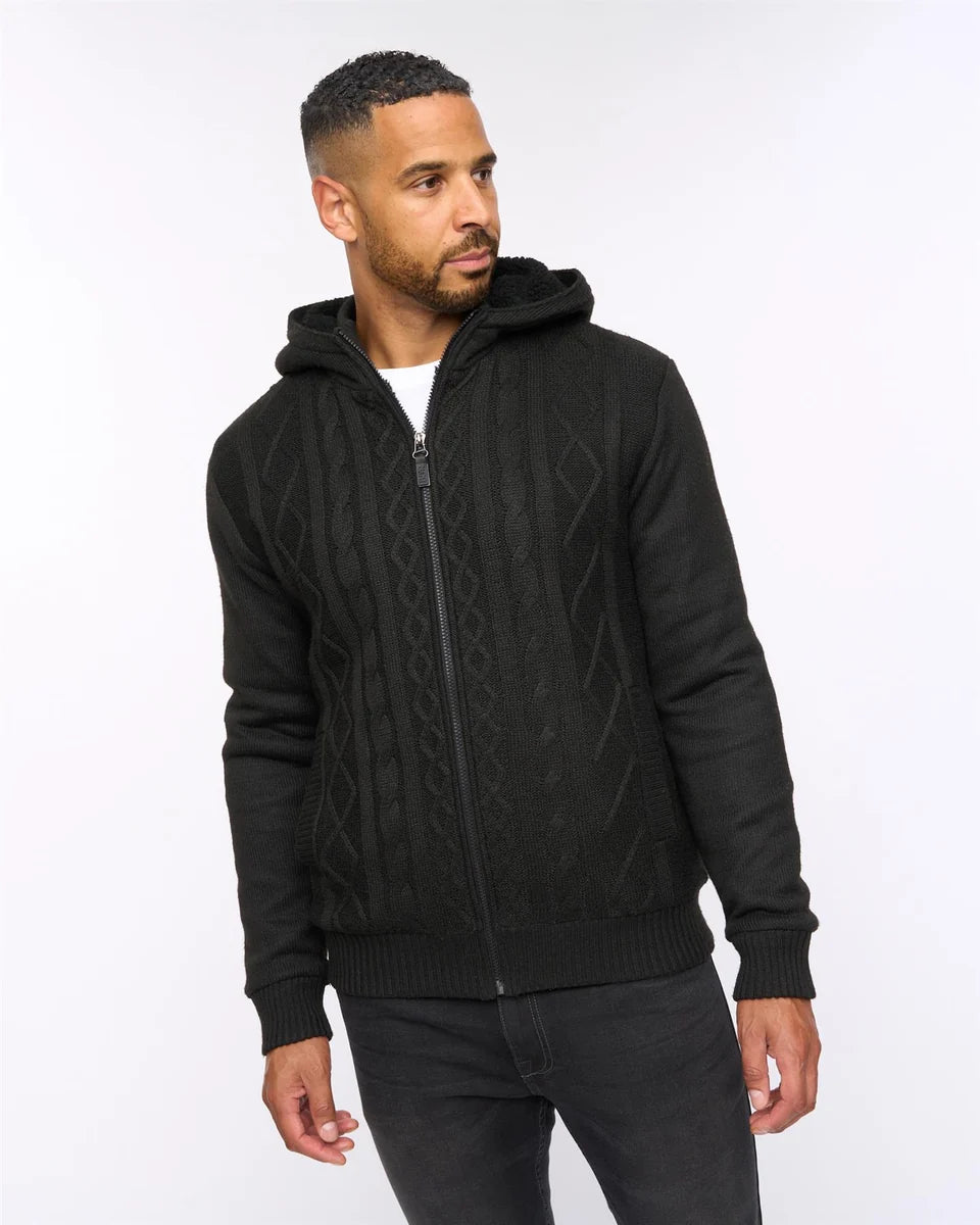 Bewley & Ritch Tonbridge Cable Knit - Black