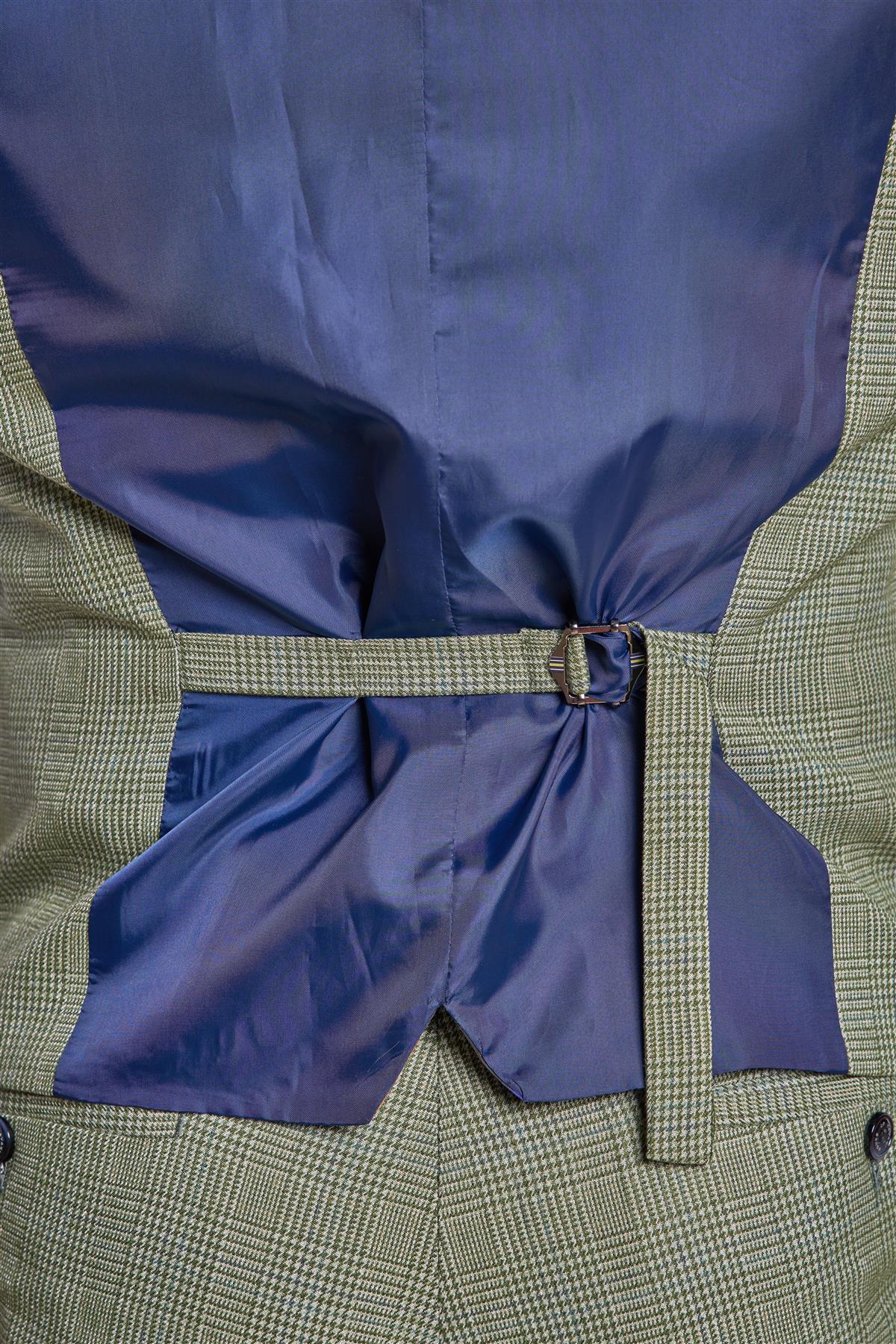 Cavani Caridi Waistcoat Sage Green