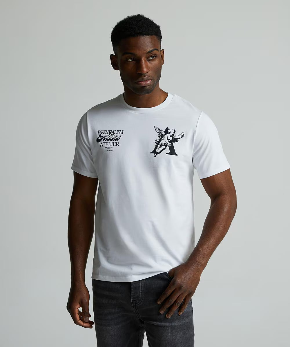 Alessandro Zavetti Putto T-Shirt Optic White