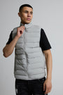 Alessandro Zavetti Masso Padded Gilet - Silver Thyme