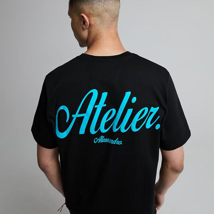 Alessandro Zavetti Ginestrello T-Shirt - Black/Viridelle Green