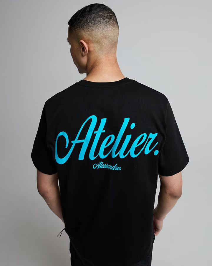 Alessandro Zavetti Ginestrello T-Shirt - Black/Viridelle Green
