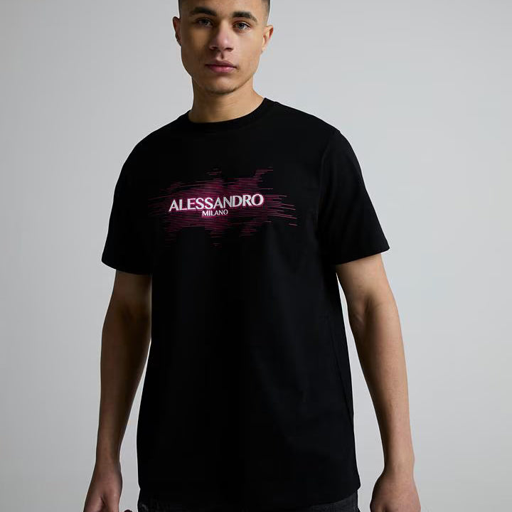 Alessandro Zavetti Vizari T-Shirt - Black/Pink