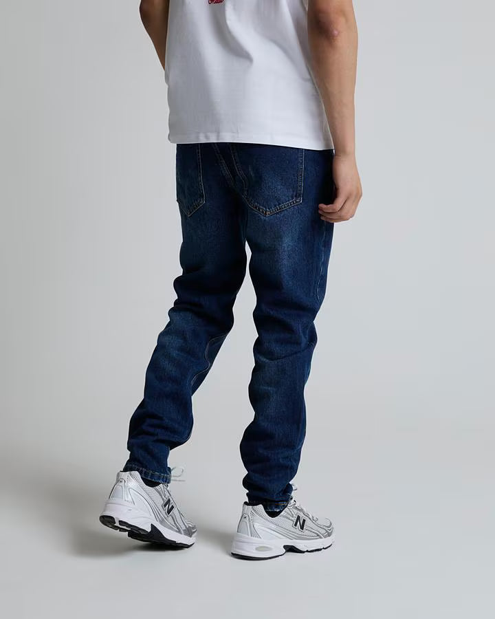 Alessandro Zavetti Delfino 2.0 Loose Fit Jeans - Mid Blue