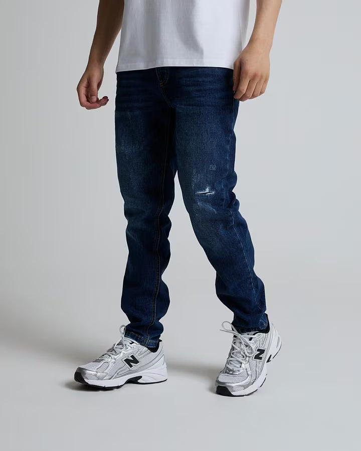 Alessandro Zavetti Delfino 2.0 Loose Fit Jeans - Mid Blue