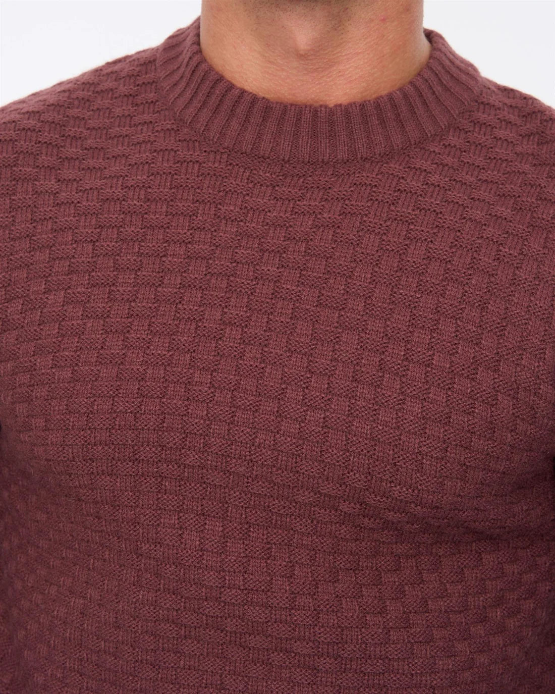 Duck and Cover Matera Texture Knit - Raisin