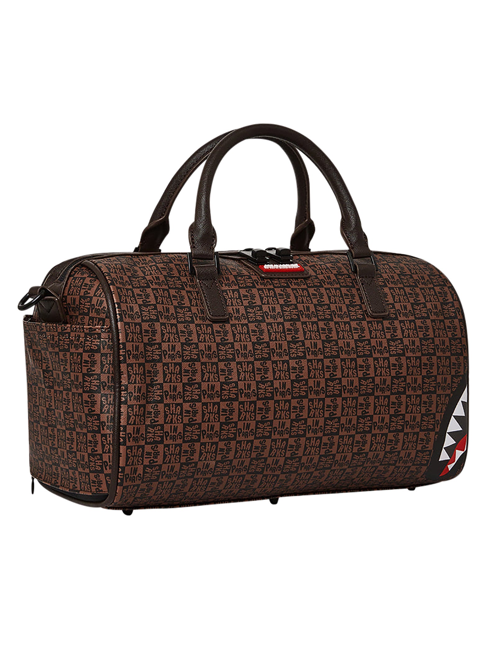 Sprayground 910D6520 Sharks In Paris Mini Duffle Bag - Brown