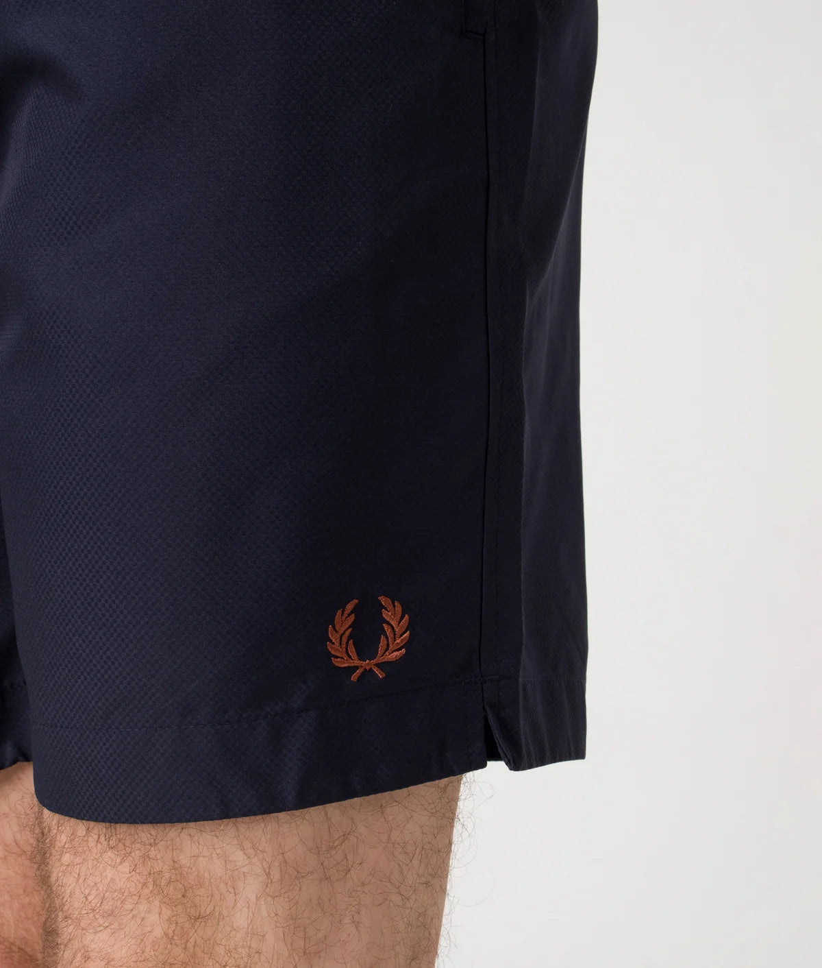 FRED PERRY S8508 SWIM SHORT Y31 NAVY/CINNAMON