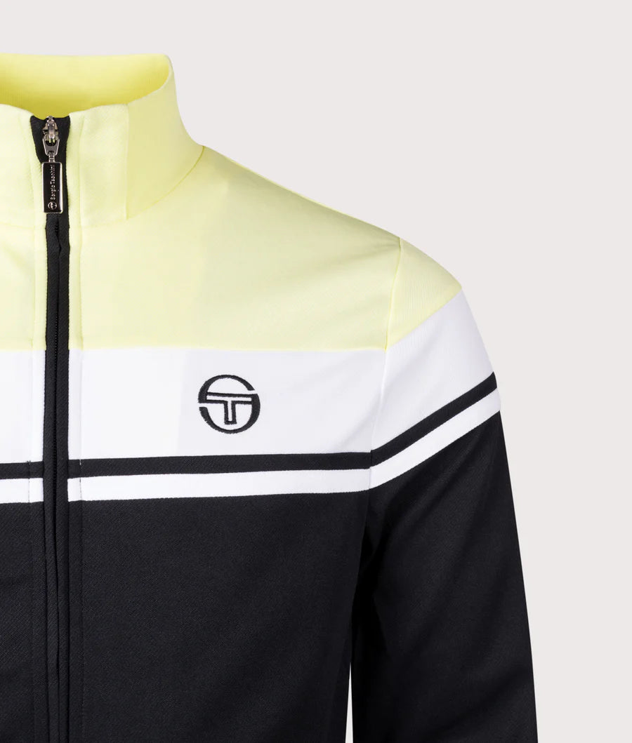 Sergio Tacchini Damarindo Track Top - Wax Yellow/White/Black