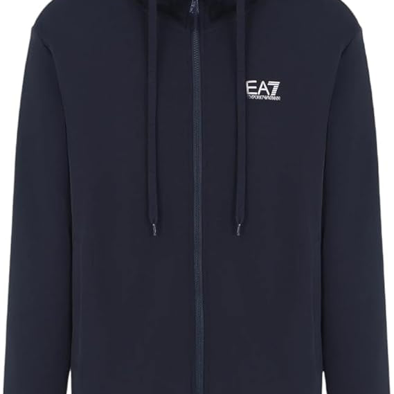 EA7 EMPORIO ARMANI 3RPM63 ZIP HOODIE 1554 NAVY BLUE