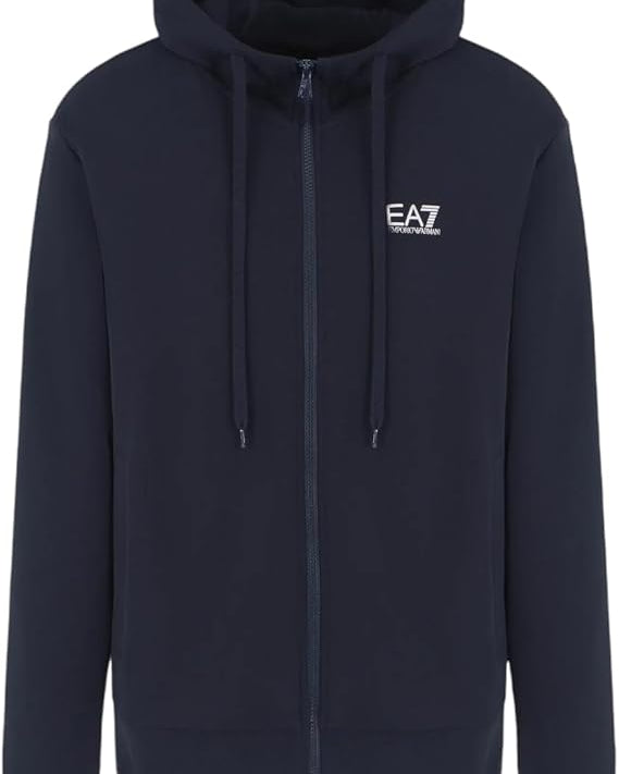 EA7 EMPORIO ARMANI 3RPM63 ZIP HOODIE 1554 NAVY BLUE