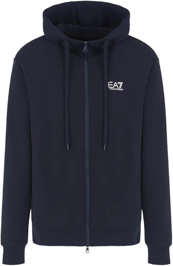 EA7 EMPORIO ARMANI 3RPM63 ZIP HOODIE 1554 NAVY BLUE