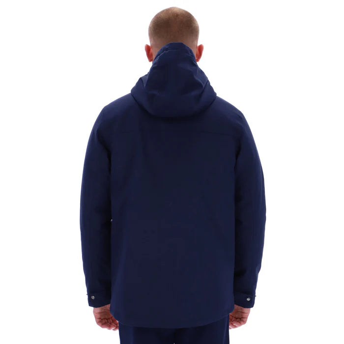 Sergio Tacchini Weaver Hooded Field Jacket - Martime Blue