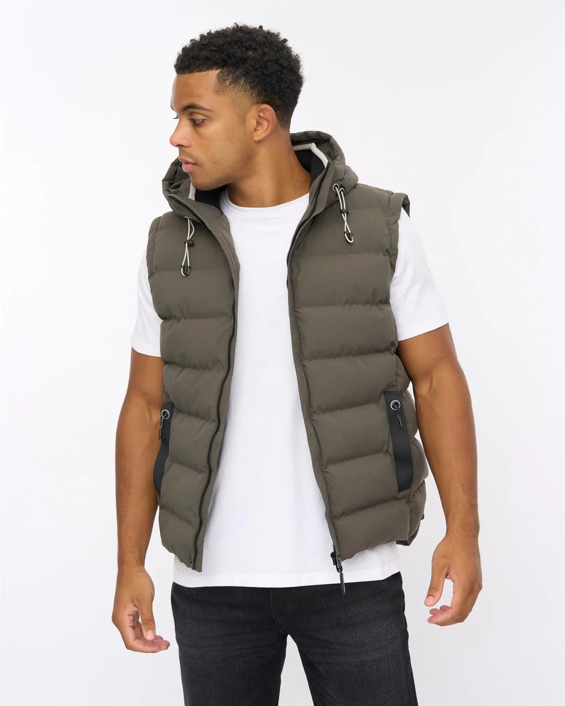 Crosshatch Kampleys Gilet - Deep Olive