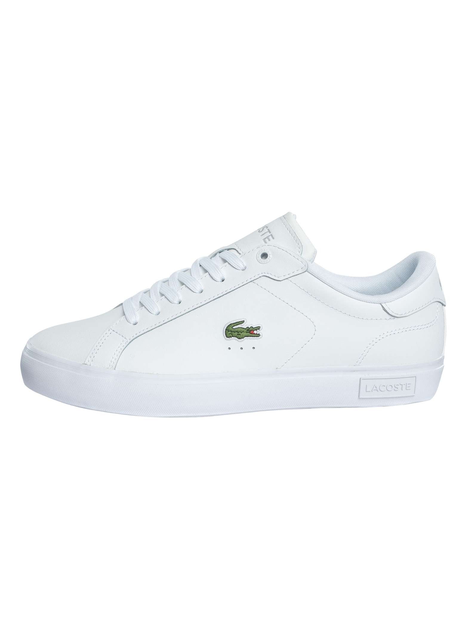 Lacoste Powercourt 125 2 SMA Leather Sneakers - White
