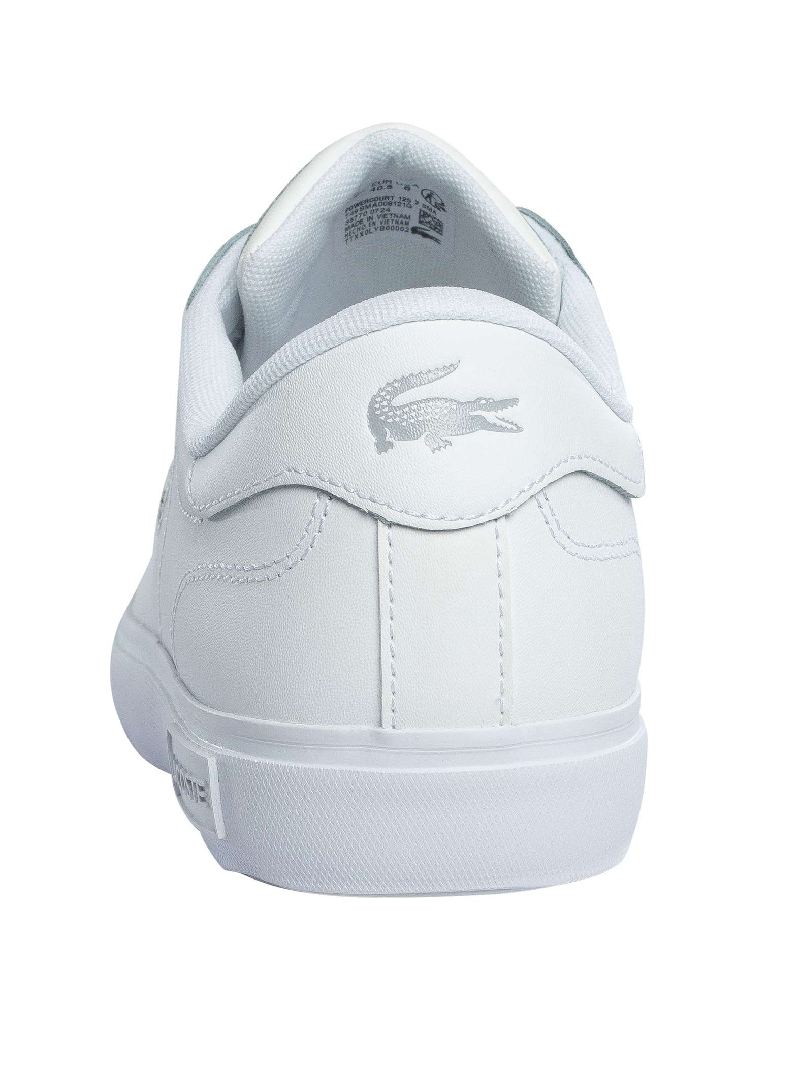 Lacoste Powercourt 125 2 SMA Leather Sneakers - White