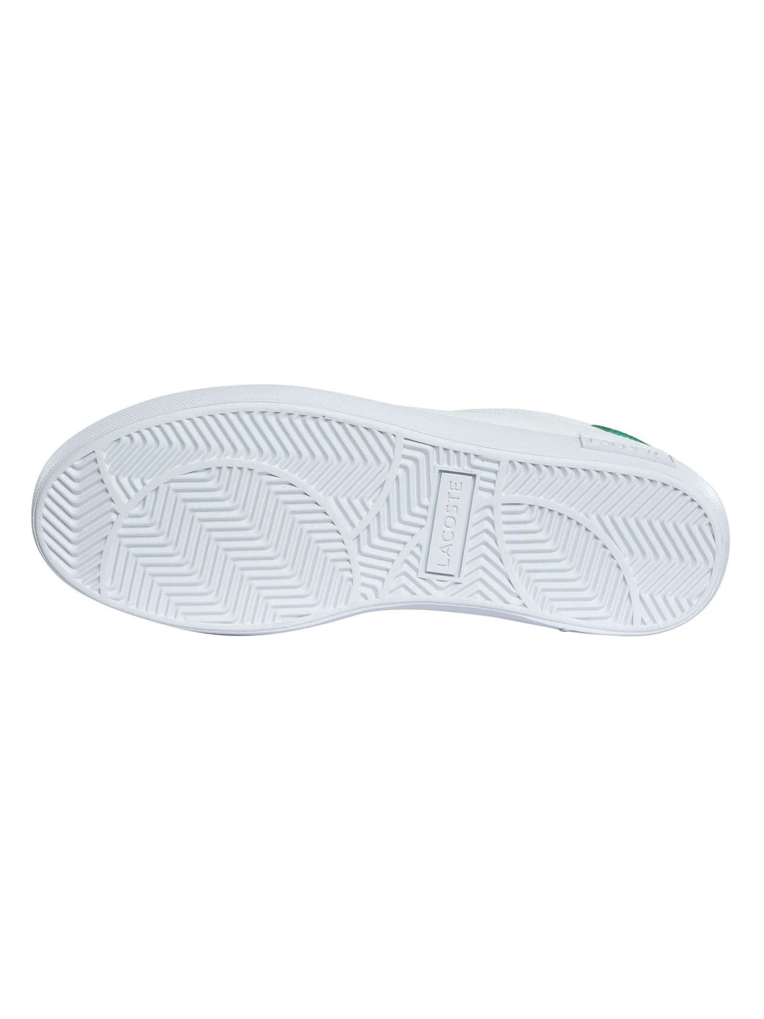 Lacoste Powercourt 125 2 SMA Leather Sneakers - White/Green