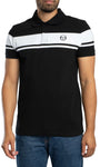 Sergio Tacchini STM14554 Young Line Polo 166 - Black/White