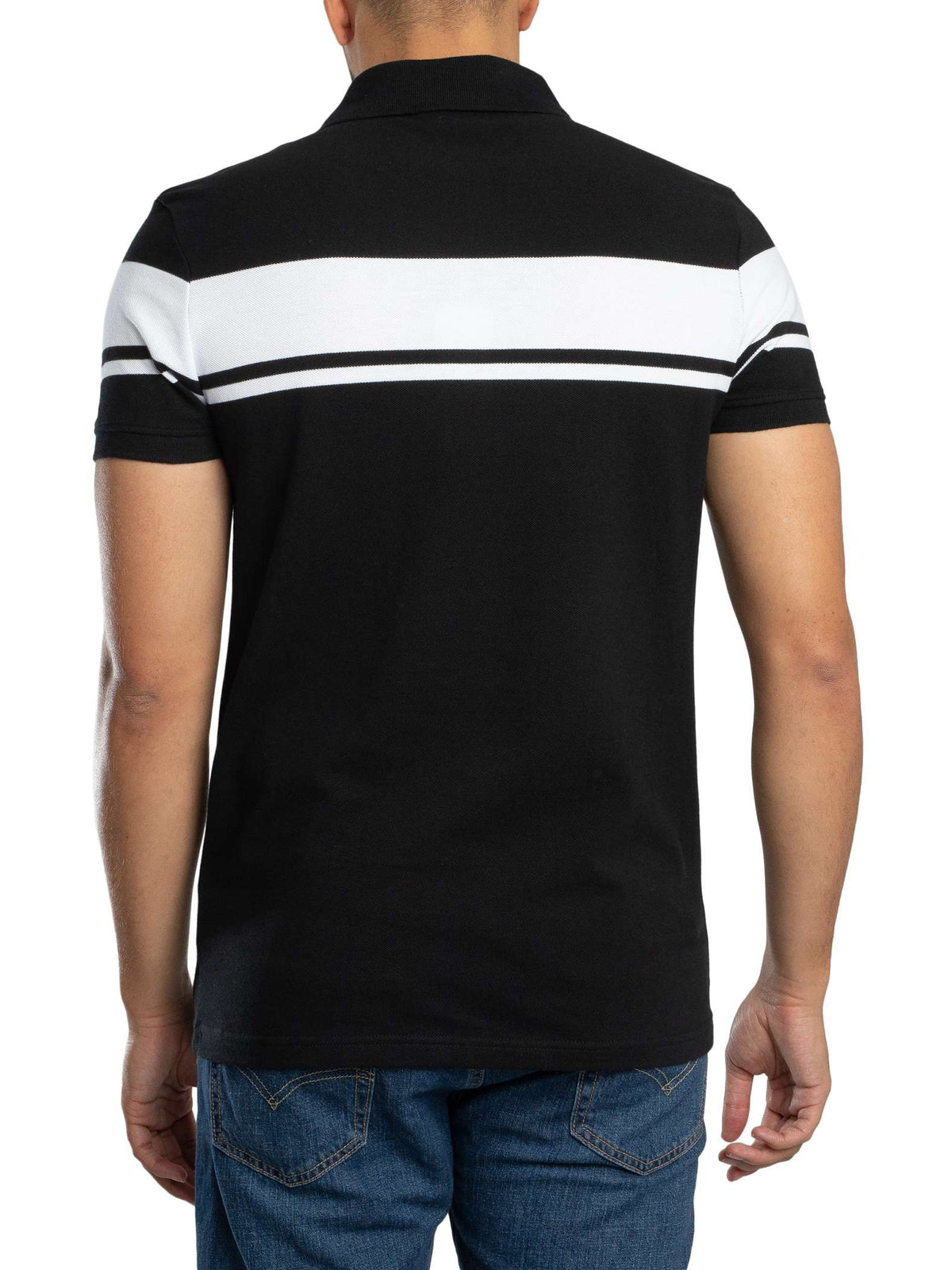 Sergio Tacchini STM14554 Young Line Polo 166 - Black/White