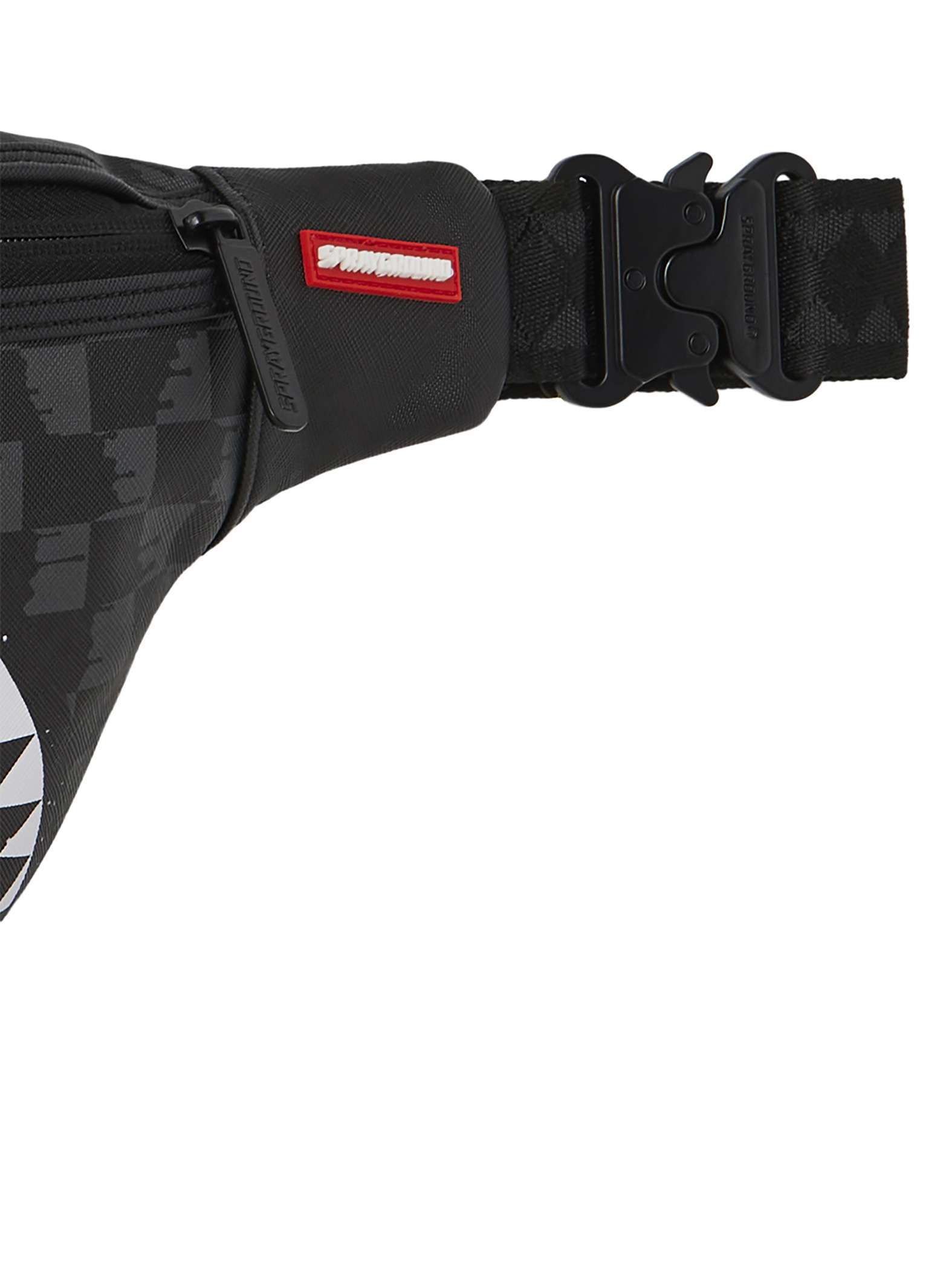 Sprayground 910B8263NSZ Deep Space Drip Savvy Crossbody Bag - Black