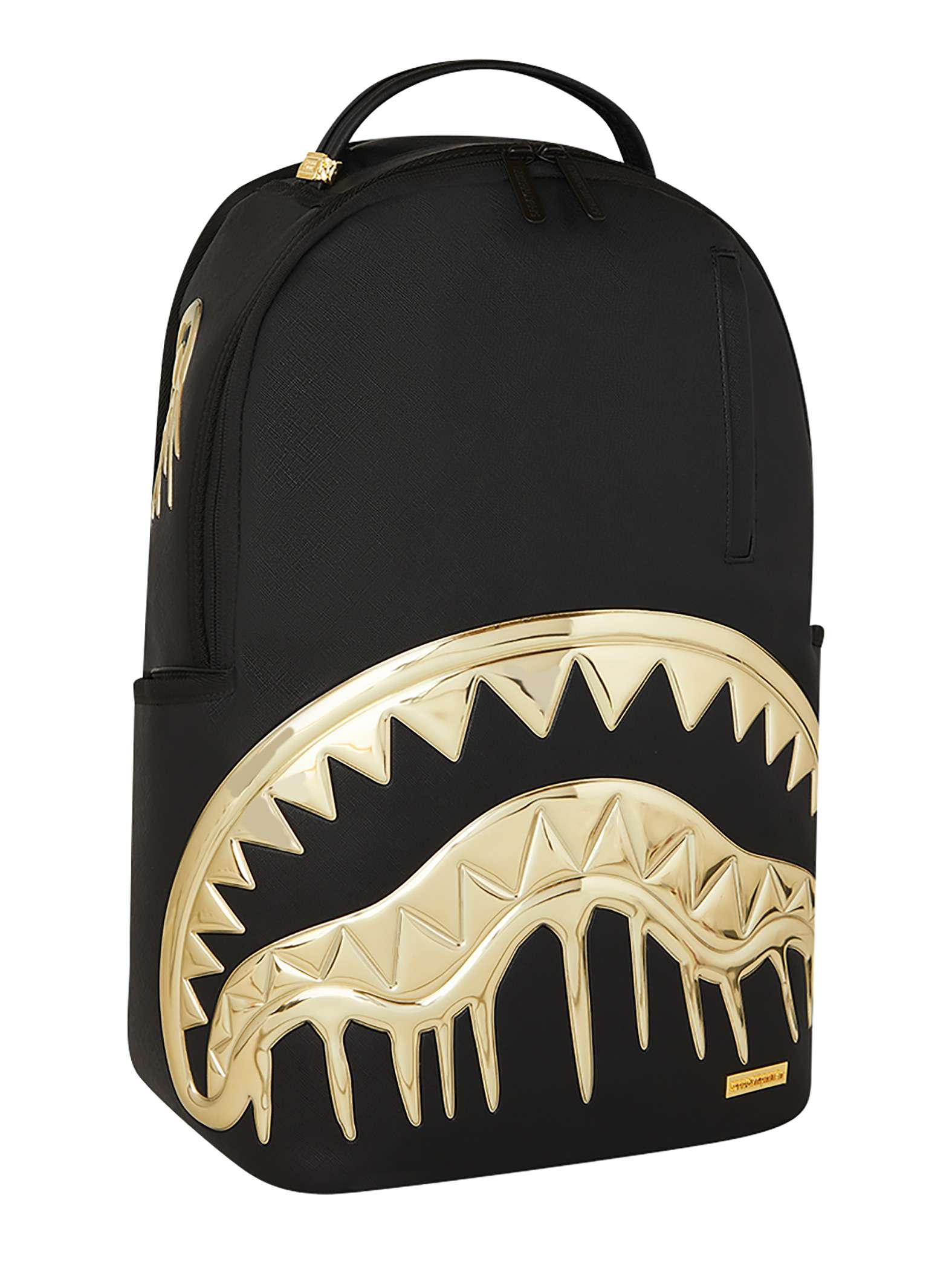 Sprayground 910B8178 20L Gold & Dangerous Backpack - Black