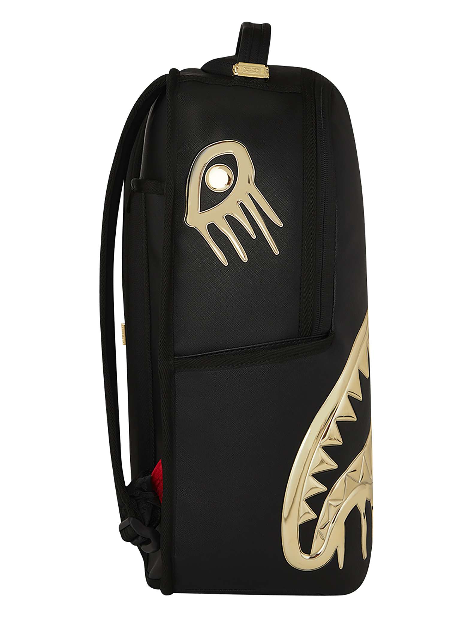 Sprayground 910B8178 20L Gold & Dangerous Backpack - Black