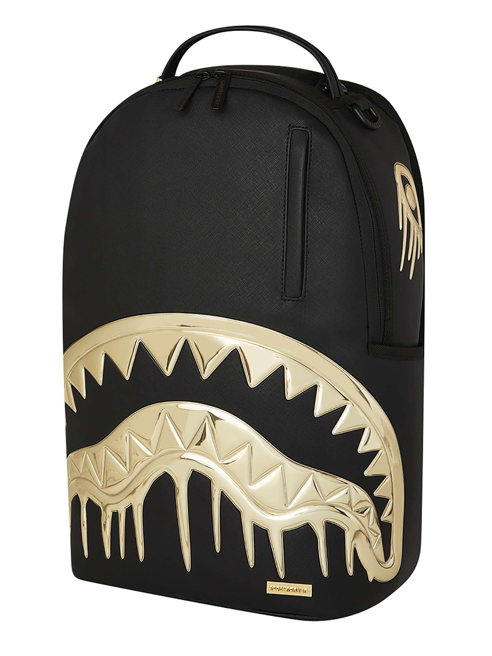 Sprayground 910B8178 20L Gold & Dangerous Backpack - Black